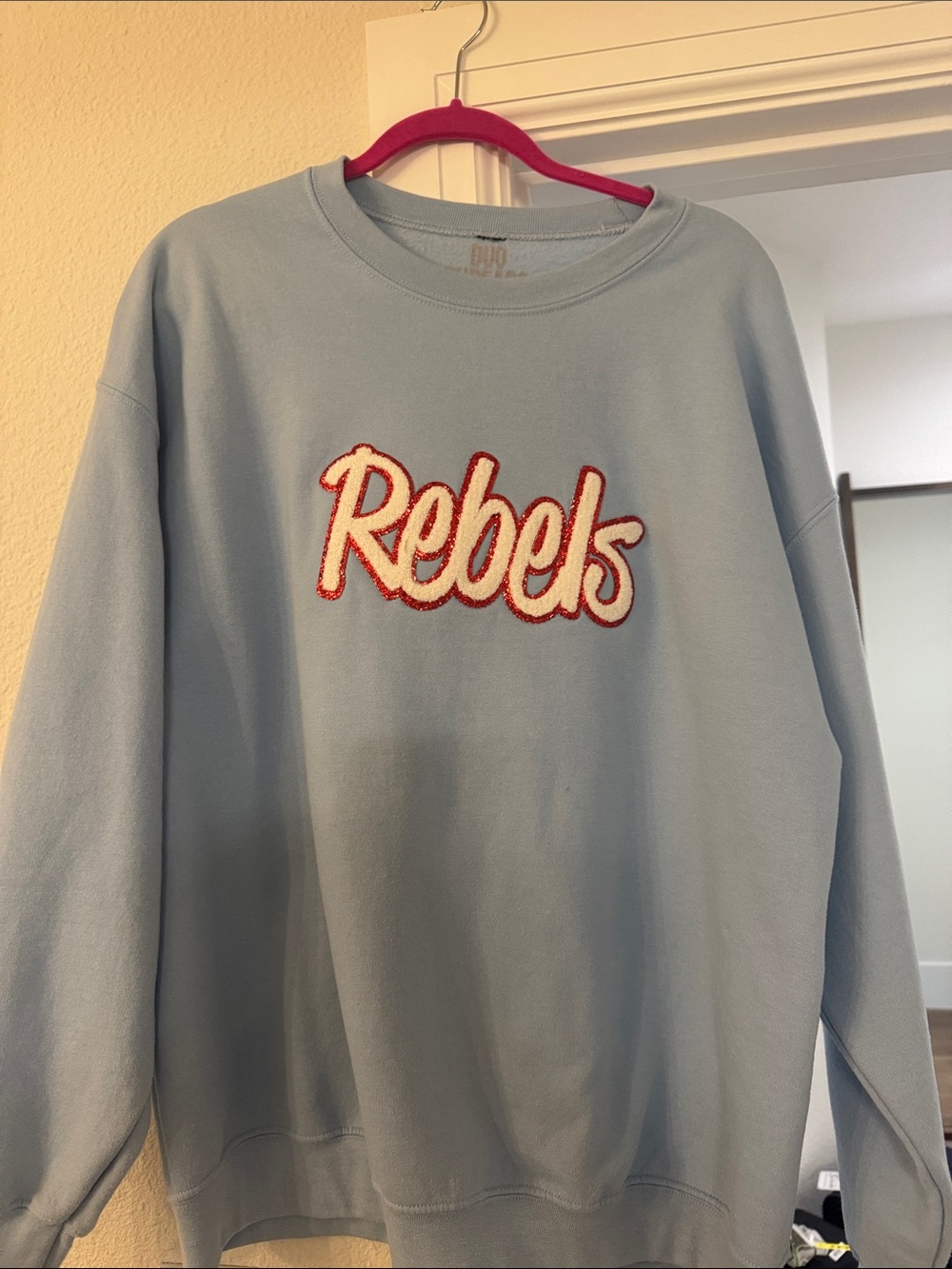 Rebels Light Blue Crewneck Sweatshirt